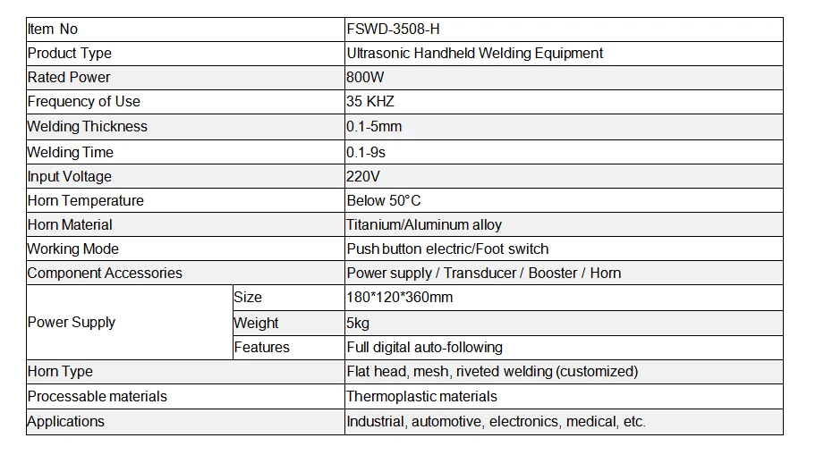 FSWD-3508-H FSWD-3508-H